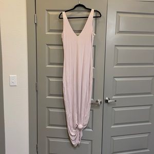 Super soft and comfy form fitted maxi dress!